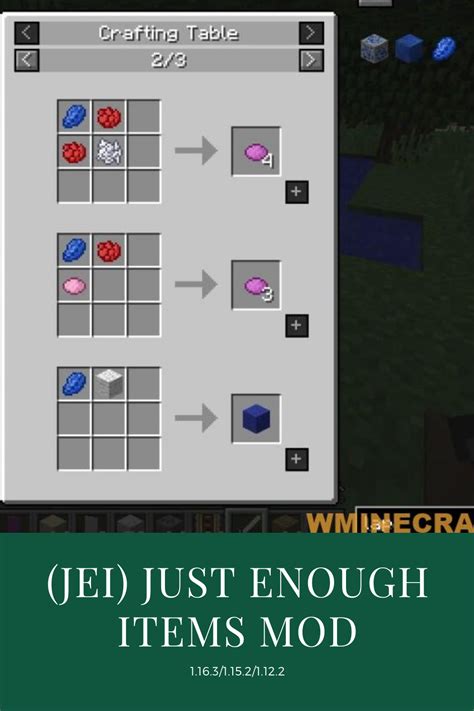 (JEI) Just Enough Items Mod 1.16.3/1.15.2/1.12.2 | Minecraft mods, Minecraft 1, Mod