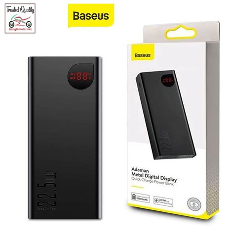 Baseus Power Bank Adaman W Mah Digital Display Quick Charge