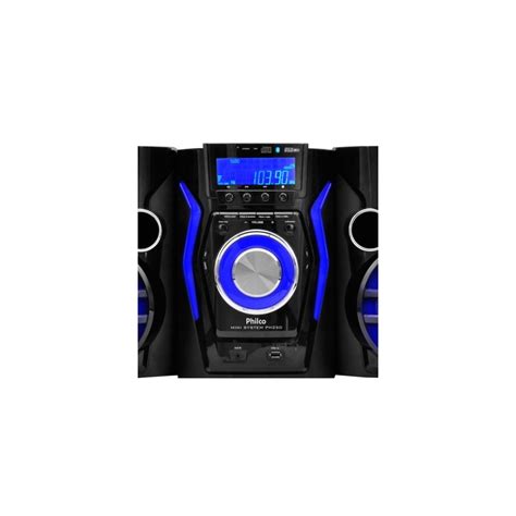 Mini System Philco W Fm Usb Mp Bluetooth R Dio Cd Cd R Rw Ph Bt