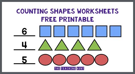 Counting Shapes Worksheet Have Fun Teaching Worksheets Library