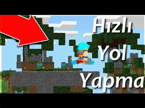 MCPE HIZLI YOL NASIL YAPILIR YouTube