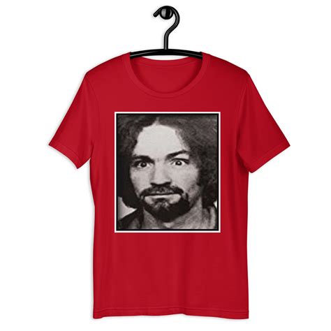 Axl Rose Charles Manson Mugshot T Shirt PYGear