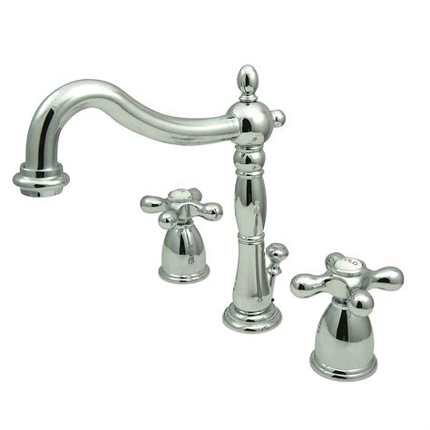 Kingston Brass Victorian Widespread 8 Inch 2 Handle High Arc Bathroom