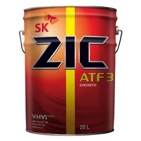 SK ZIC ZIC ATF 3 Transmission Fluid Packaging Type Bucket At Best