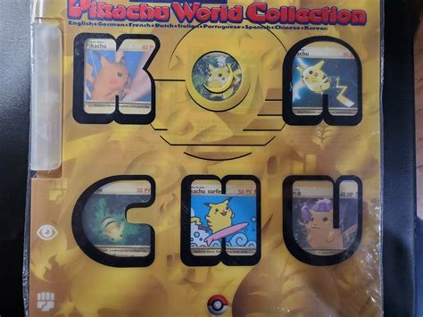 Mavin Pokemon Pikachu World Collection Binder Factory Sealed D