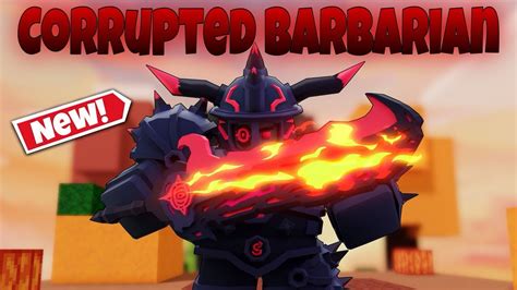 Playing With The New Barbarian Kit Skin Roblox Bedwars Youtube