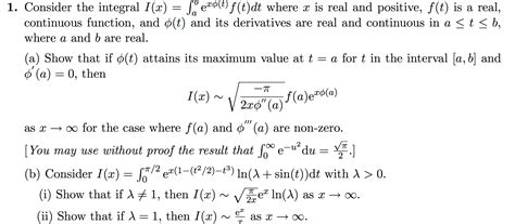 Real Analysis Laplace S Method Asymptotic Expansion Of An Integral