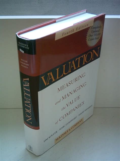 Valuation Measuring And Managing The Value Of Companies Wiley Finance Uk Mckinsey