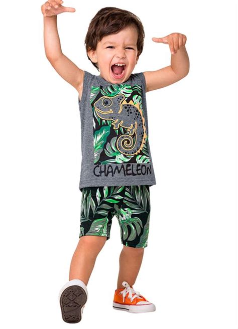 Conjunto Infantil Masculino Mescla Kyly