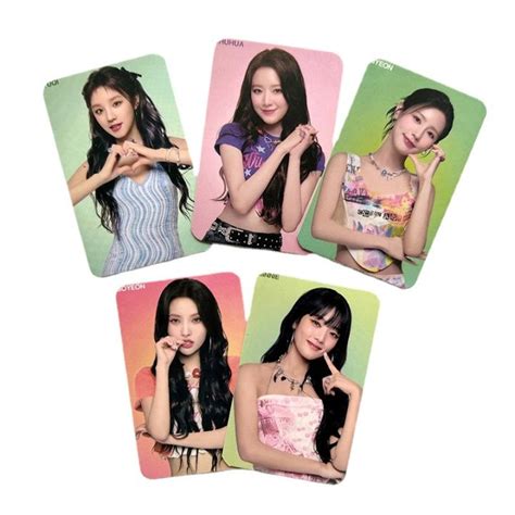 Gi Dle Tams Zero Photocards Miyeon Soyeon Yuqi Shuhua Photo Cards 5