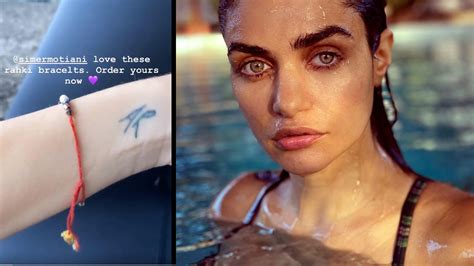 Gabriella Demetriades Has A Tattoo With Letters A R Carved On Her