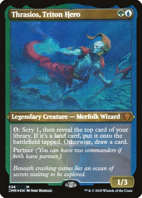 Thrasios Triton Hero · Commander Legends Cmr 538 · Scryfall Magic