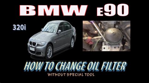 Bmw E I How To Change Oil Filter Youtube