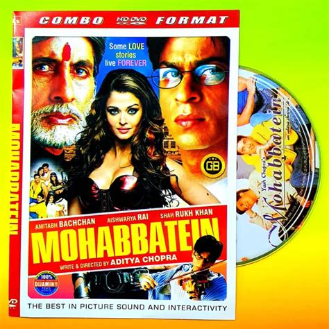 Dvd Film India Mohabbatein Hd Kaset Dvd Film Drama Romantis Shah Rukh