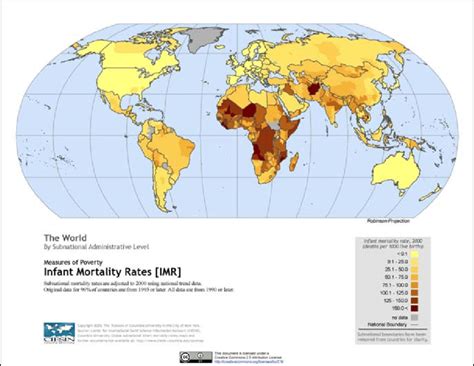 Global sub-national map of infant mortality rates | Download Scientific Diagram