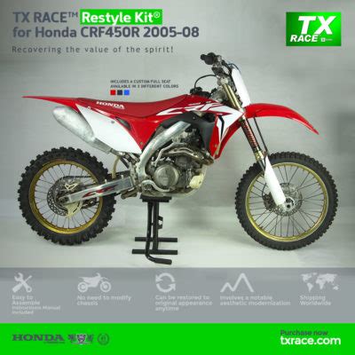 TX RACE™ Restyle Kit® for Honda CRF450R 2005-2008 - TX RACE™ Motorcycle ...