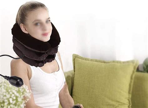 Inflatable Cervical Collar 3 Layer Single Tube Neck Support Brace Neck