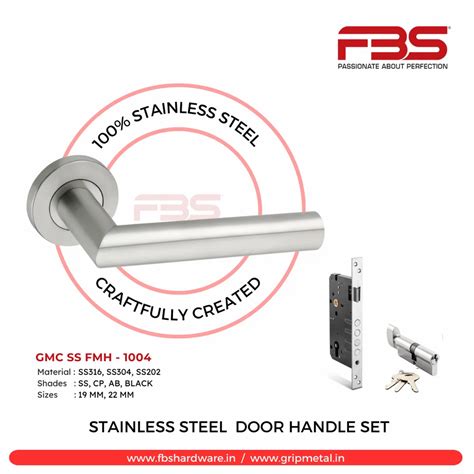 Stainless Steel Fbs Fmh Ss Mortise Door Handles For Home At