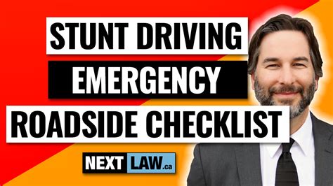 Post Charge Guide Ontario S Stunt Driving Roadside Checklist