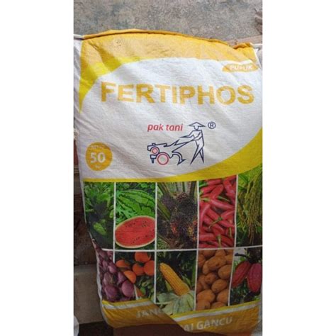 Jual Pupuk SP Fertiphos TSP Hitam Pak Tani Kemasan Repack 1kg Shopee