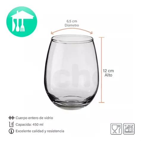 Vaso Copon Rigolleau Gourmet De Vidrio 450 Ml X24 en venta en por sólo