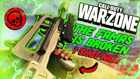 Broken Famas In Call Of Duty Warzone 1 Shot Kill Glitch YouTube