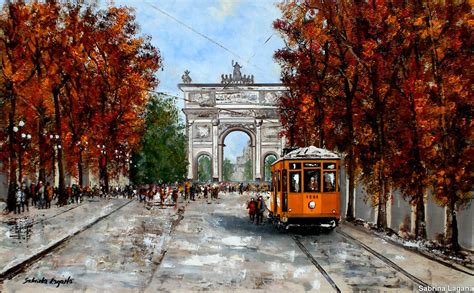 I Tram Di Milano Nella Pittura 16 Stagniweb