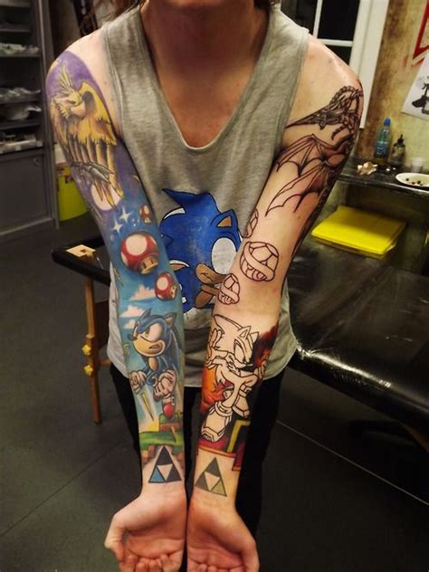 Sleeve Tattoo Cartoon