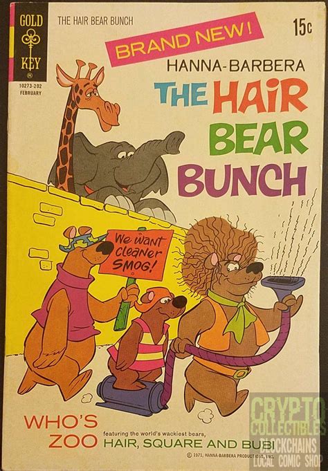 Adapted Into Comic Books Hanna Barbera S The Hair Bear Bunch From