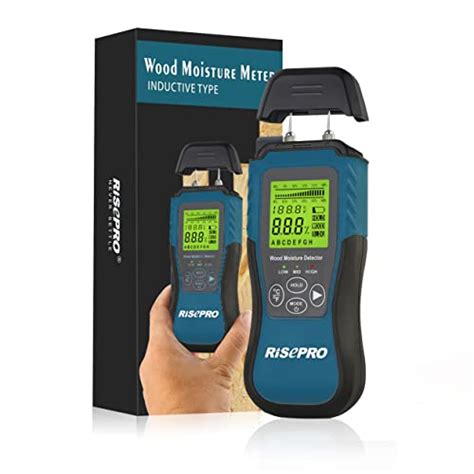 RISEPRO Wood Moisture Meter Two Pins Digital Humidity Tester Moisture