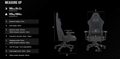 Corsair TC100 RELAXED Fabric Black/Grey Gaming Chair | CF-9010052-WW ...