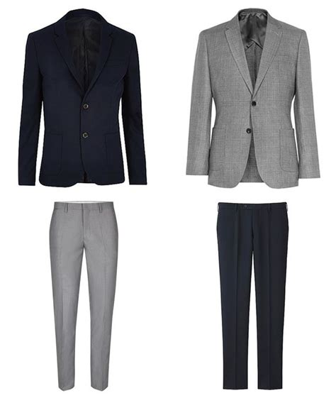 The Best Mens Separates Combinations Fashionbeans Blue Suit Jacket