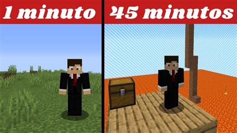 A LAVA SOBE A CADA 1 MINUTO BATALHA PVP NO MINECRAFT YouTube