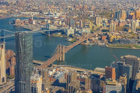 Manhattan city skyline cityscape of New York from top view 21853720 ...