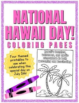 Celebrate National Hawaii Day On July 5th By HenRyCreated TPT