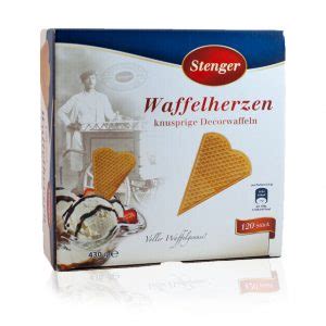 Herzwaffeln Knusprige Decorwaffeln Stenger Waffeln Verkauf Von