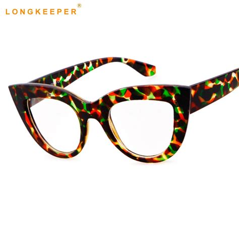 Fashion Colorful Cat Eye Eyeglasses Women Optical Spectacle Frame Computer Reading Glasses Frame