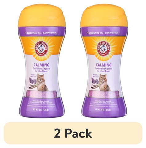 Pack Arm Hammer Deodorizing Cat Litter Crystals Lavender