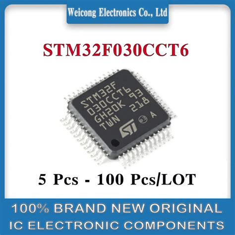 STM32F030CCT6 STM32F030C STM32F030 STM32F STM32 STM IC MCU Chip LQFP 48