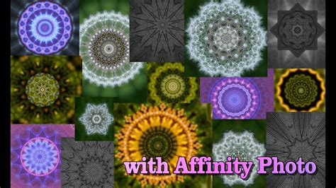 Create Hundreds Of Mandalas Using A Single Image With Affinity Photo