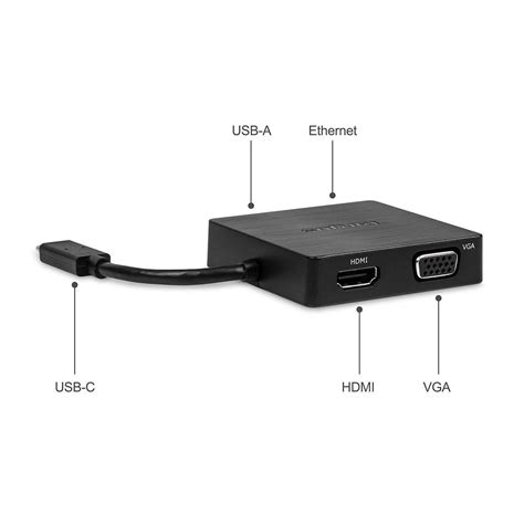 USB C DisplayPort Alt Mode Travel Dock