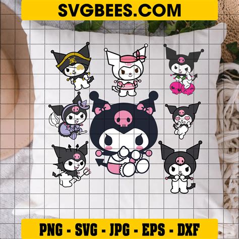 Kuromi Bundle Svg Kuromi Svg Hello Kitty Svg Kuromi Cricut Kuromi