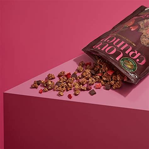 Love Crunch Organic Dark Chocolate And Red Berries Granola 115 Ounce Non Gmo Fair Trade By