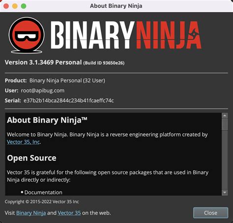 Binary Ninja3 1 3469 for Mac破解版 优秀的二进制分析与逆向分析工具 Apibug