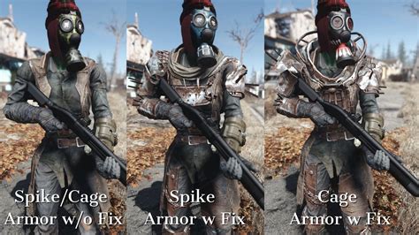 Raider Overhaul Spike And Cage Armor Fix No Awkcr Ae At Fallout