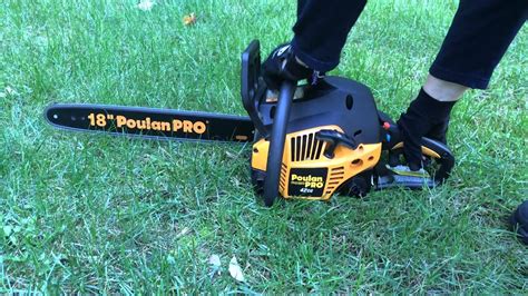 Poulan Pro Pp4218avx 18 Inch 42cc 2 Cycle Chain Saw Youtube