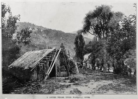 A Tapued Whare On The Upper Wanganui River Record Digitalnz