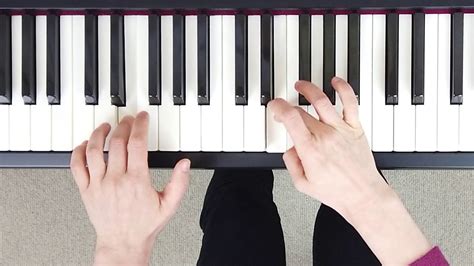 How To Play C Major Scale On The Piano Right And Left Hand Correct Fingering Youtube