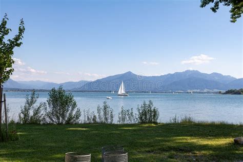 Island Fraueninsel on the Chiemsee Lake Stock Image - Image of europe ...