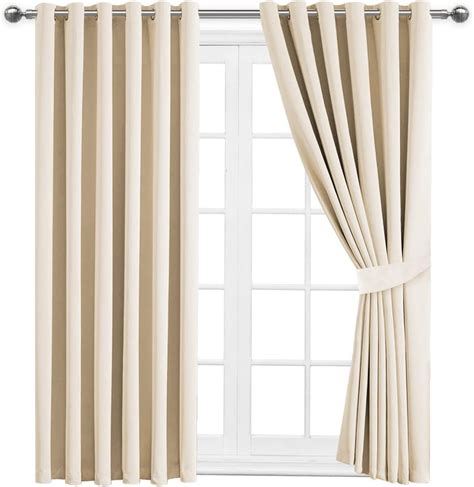 Aspire Homeware Blackout Curtains For Bedroom Eyelet Cream Curtains